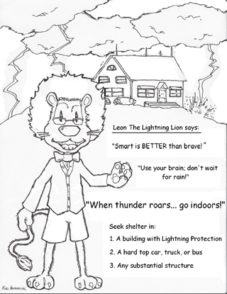 Leon the Lion .pdf Coloring Page